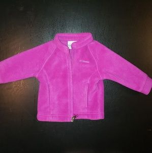 Baby Girl Purple Columbia Fleece Jacket